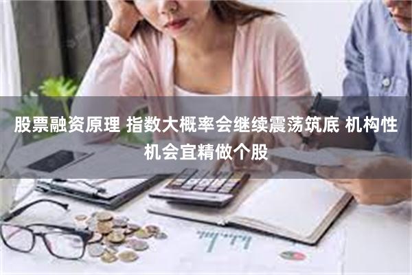 股票融资原理 指数大概率会继续震荡筑底 机构性机会宜精做个股