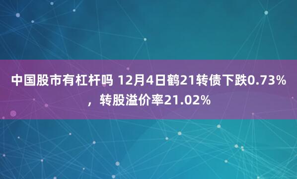 中国股市有杠杆吗 12月4日鹤21转债下跌0.73%，转股溢价率21.02%