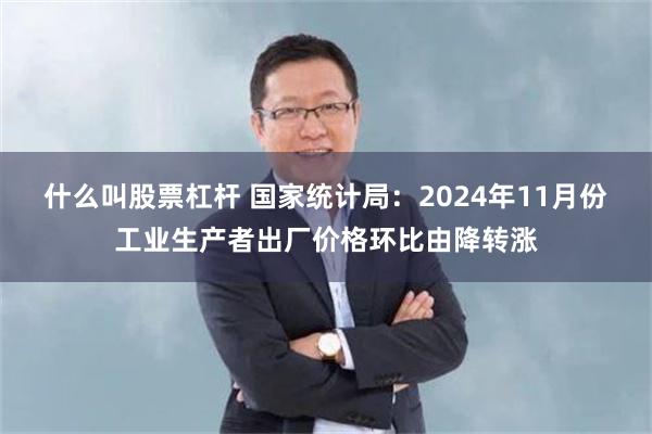 什么叫股票杠杆 国家统计局：2024年11月份工业生产者出厂价格环比由降转涨