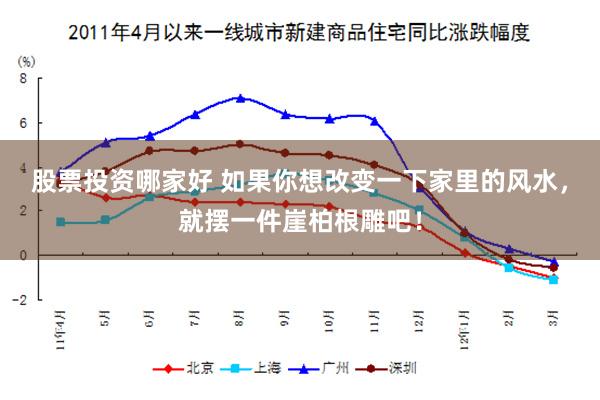 股票投资哪家好 如果你想改变一下家里的风水，就摆一件崖柏根雕吧！